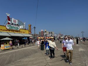Summer on a pier
